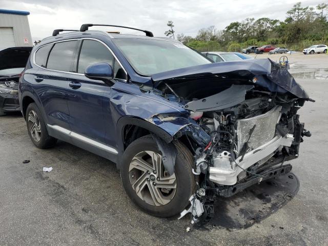 5NMS24AJXNH397595 - 2022 HYUNDAI SANTA FE SEL Կապույտ լուսանկար 4