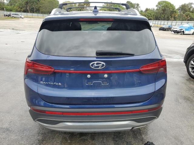 5NMS24AJXNH397595 - 2022 HYUNDAI SANTA FE SEL Կապույտ լուսանկար 6