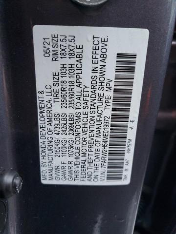 7FARW2H54ME019972 - 2021 HONDA CR-V EX GRAY photo 13