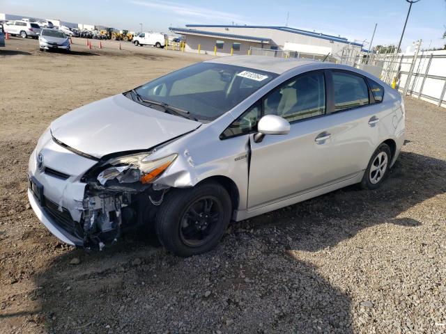 JTDKN3DU7C1598725 - 2012 TOYOTA PRIUS SILVER photo 1