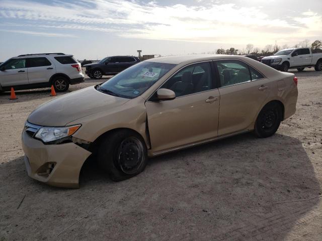 4T1BF1FK6CU056488 - 2012 TOYOTA CAMRY BASE GOLD photo 1