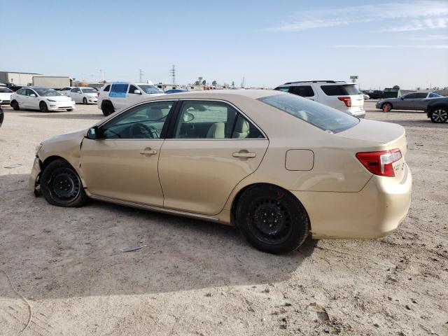 4T1BF1FK6CU056488 - 2012 TOYOTA CAMRY BASE GOLD photo 2