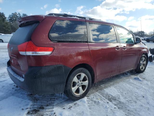 5TDKK3DC2ES501811 - 2014 TOYOTA SIENNA LE MAROON photo 3