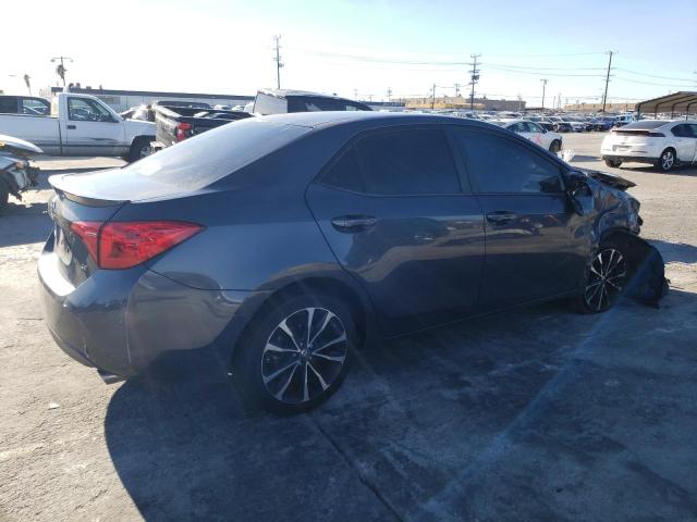 5YFBURHE2KP871007 - 2019 TOYOTA COROLLA L BLUE photo 3