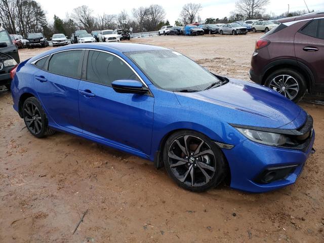 19XFC2F85KE015226 - 2019 HONDA CIVIC SPORT BLUE photo 4