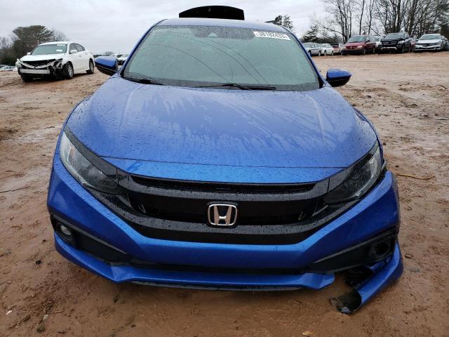 19XFC2F85KE015226 - 2019 HONDA CIVIC SPORT BLUE photo 5