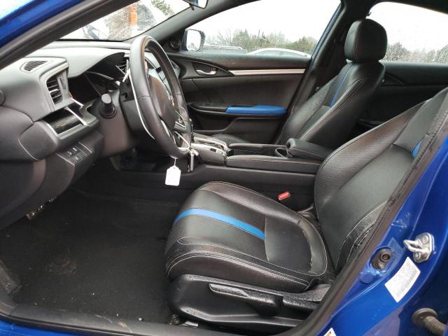 19XFC2F85KE015226 - 2019 HONDA CIVIC SPORT BLUE photo 7