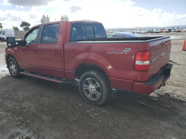 1FTPW12508KB64165 - 2008 FORD F150 SUPERCREW RED photo 2