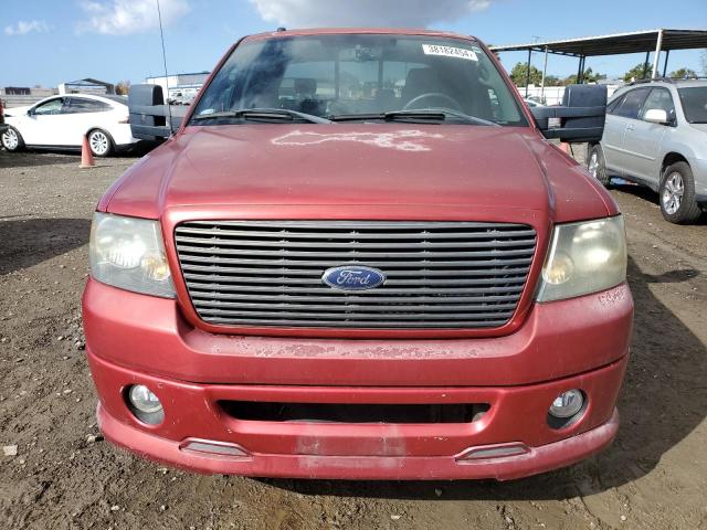 1FTPW12508KB64165 - 2008 FORD F150 SUPERCREW RED photo 5