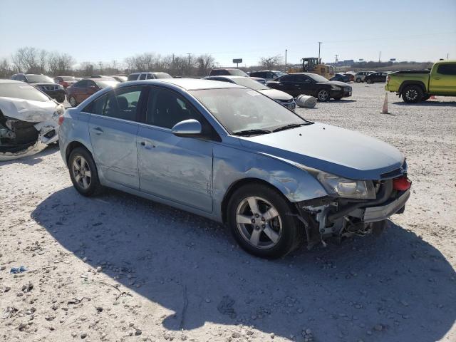 1G1PF5S99B7118279 - 2011 CHEVROLET CRUZE LT BLUE photo 4