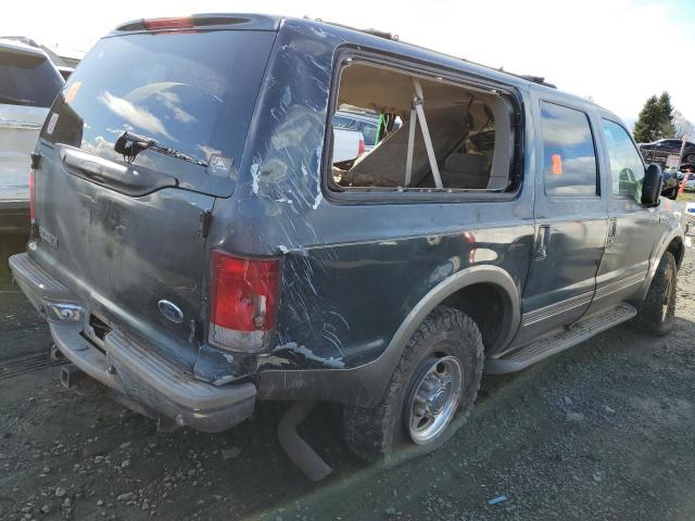 1FMSU43F0YED54034 - 2000 FORD EXCURSION LIMITED GRAY photo 3