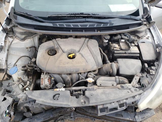 KNAFK4A67E5215915 - 2014 KIA FORTE LX SILVER photo 11