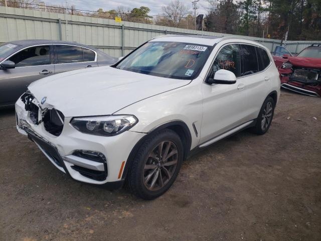 5UXTR7C53KLR44667 - 2019 BMW X3 SDRIVE30I Ақ фото 1