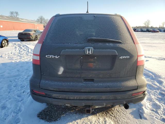 5J6RE4H34AL804990 - 2010 HONDA CR-V LX BLACK photo 6