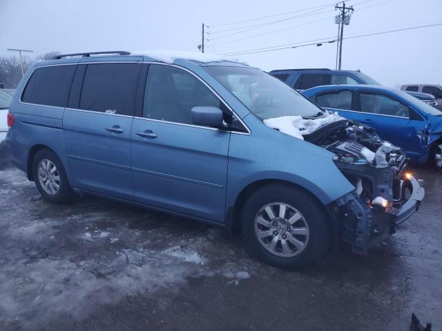 5FNRL3H55AB072394 - 2010 HONDA ODYSSEY EX BLUE photo 4