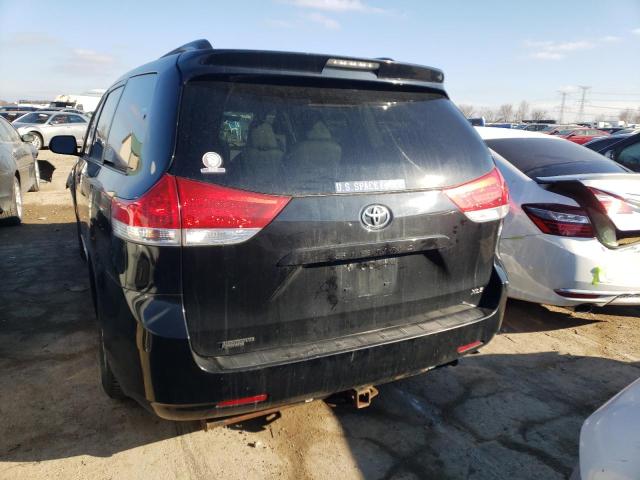 5TDYK3DC5BS086702 - 2011 TOYOTA SIENNA XLE CHARCOAL photo 6