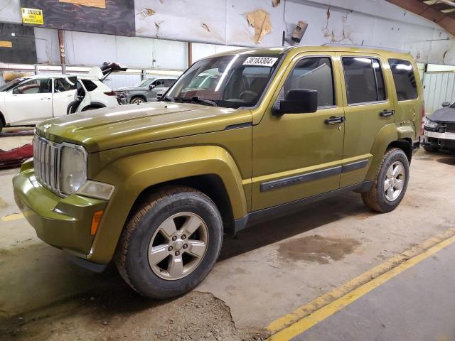 1C4PJLAK4CW188813 - 2012 JEEP LIBERTY SPORT GREEN photo 1