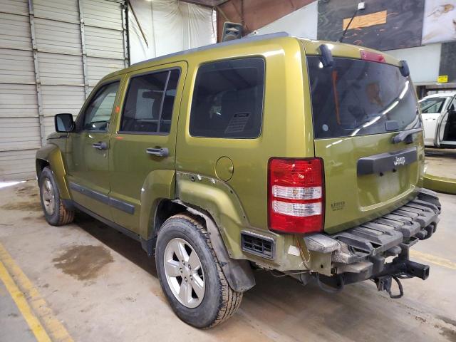 1C4PJLAK4CW188813 - 2012 JEEP LIBERTY SPORT GREEN photo 2