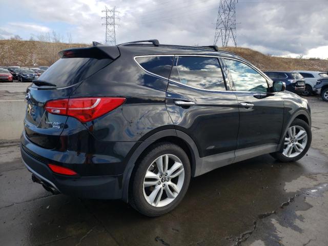 5XYZUDLA3DG076285 - 2013 HYUNDAI SANTA FE S BLACK photo 3