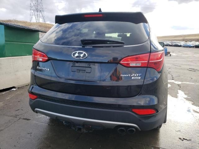 5XYZUDLA3DG076285 - 2013 HYUNDAI SANTA FE S BLACK photo 6