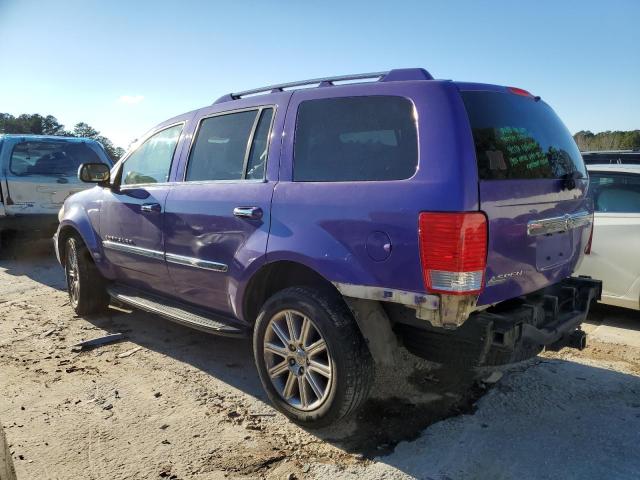 1A8HX58237F520811 - 2007 CHRYSLER ASPEN LIMITED PURPLE photo 2