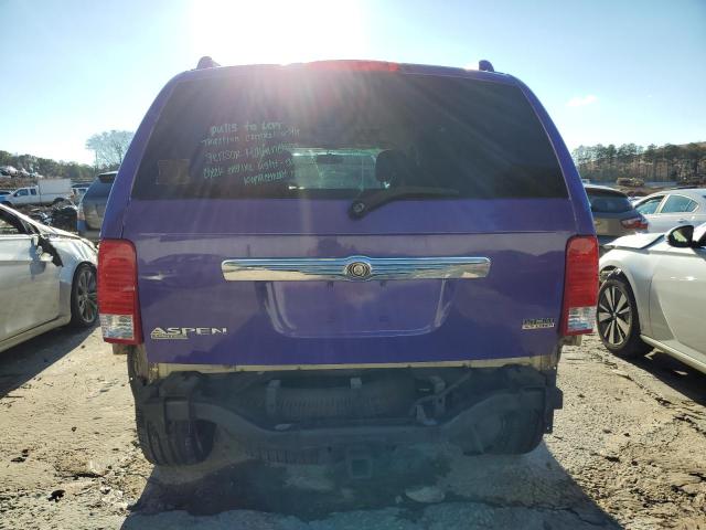 1A8HX58237F520811 - 2007 CHRYSLER ASPEN LIMITED იასამნისფერი ფოტო 6