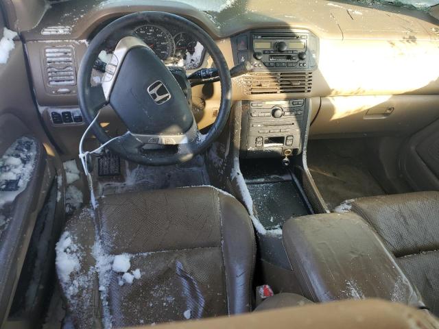 5FNYF18585B058759 - 2005 HONDA PILOT EXL BEIGE photo 8