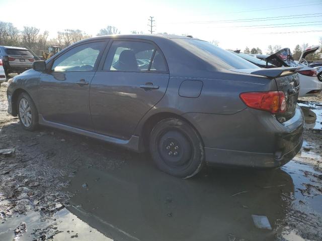 2T1BU4EE2AC503920 - 2010 TOYOTA COROLLA BASE GRAY photo 2