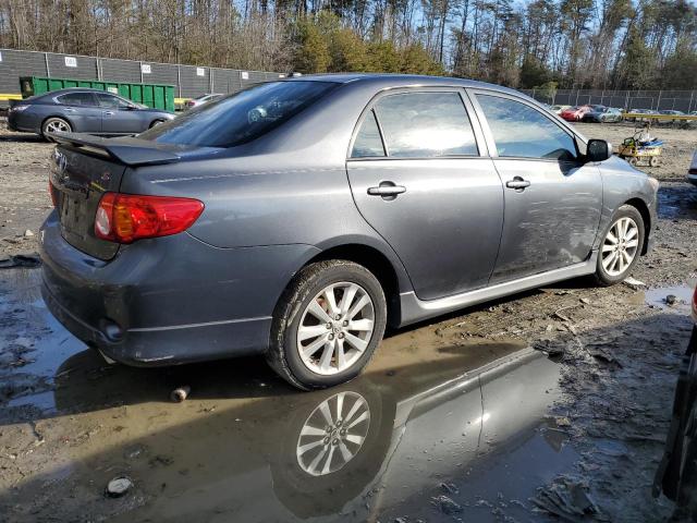 2T1BU4EE2AC503920 - 2010 TOYOTA COROLLA BASE GRAY photo 3