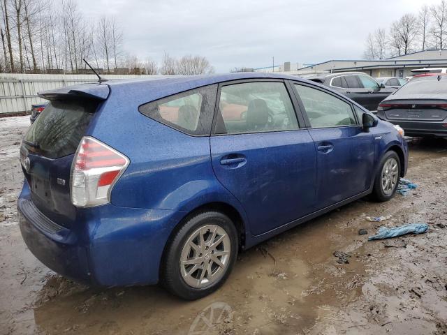 JTDZN3EU7GJ041669 - 2016 TOYOTA PRIUS V BLUE photo 3