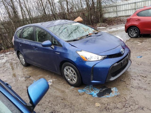 JTDZN3EU7GJ041669 - 2016 TOYOTA PRIUS V BLUE photo 4