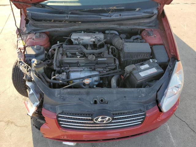 KMHCN4AC5BU614970 - 2011 HYUNDAI ACCENT GLS RED photo 11