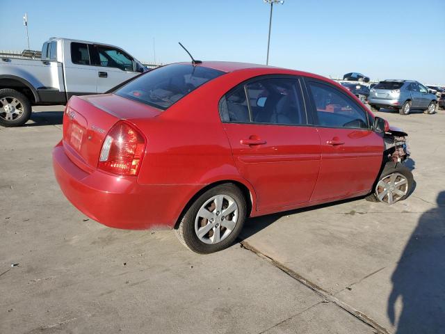 KMHCN4AC5BU614970 - 2011 HYUNDAI ACCENT GLS RED photo 3