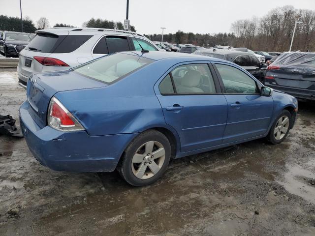 3FAHP07Z29R179129 - 2009 FORD FUSION SE BLUE photo 3