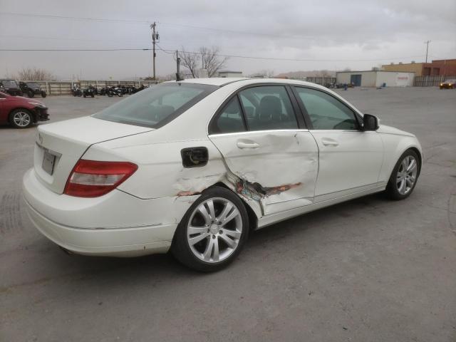 WDDGF54XX8F063770 - 2008 MERCEDES-BENZ C 300 WHITE photo 3