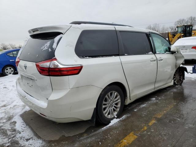 5TDYK3DCXFS565834 - 2015 TOYOTA SIENNA XLE WHITE photo 3