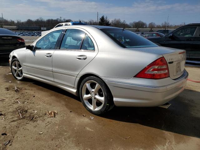 WDBRF52H16A892931 - 2006 MERCEDES-BENZ C 230 SILVER photo 2