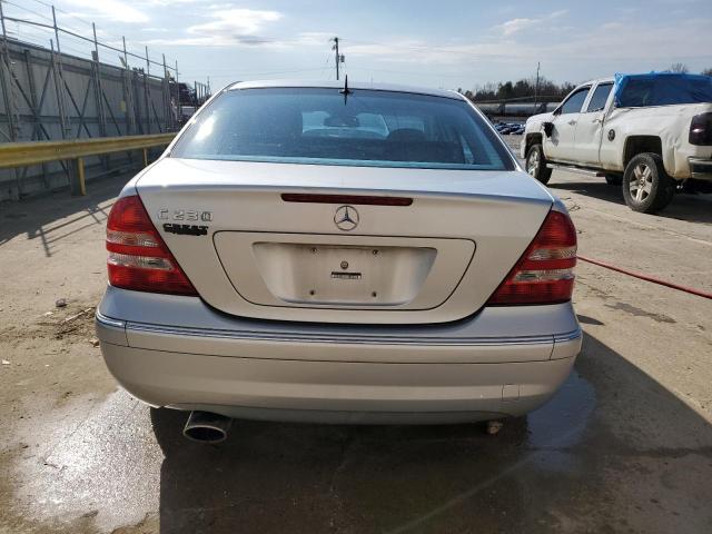 WDBRF52H16A892931 - 2006 MERCEDES-BENZ C 230 SILVER photo 6