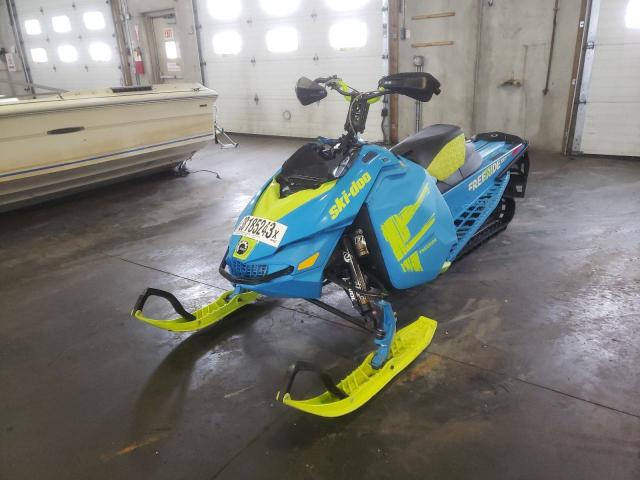 2BPSVAHB0HV000076 - 2017 SKI DOO FREERIDE BLUE photo 2