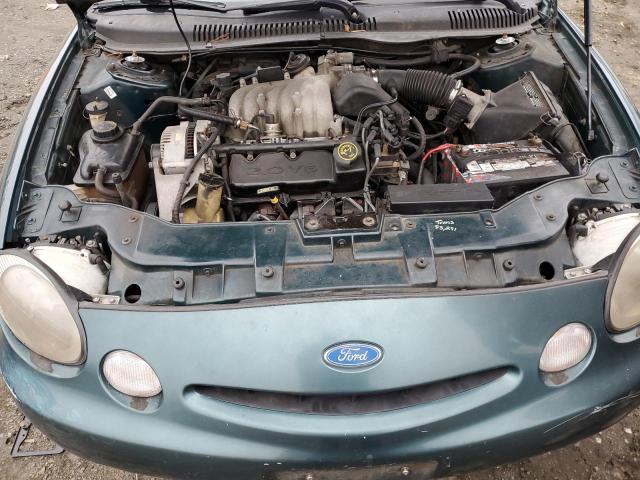 1FALP52U1TA297502 - 1996 FORD TAURUS GL GREEN photo 11