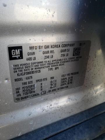 KL4CJFSB6EB519135 - 2014 BUICK ENCORE CONVENIENCE 银色 照片 12