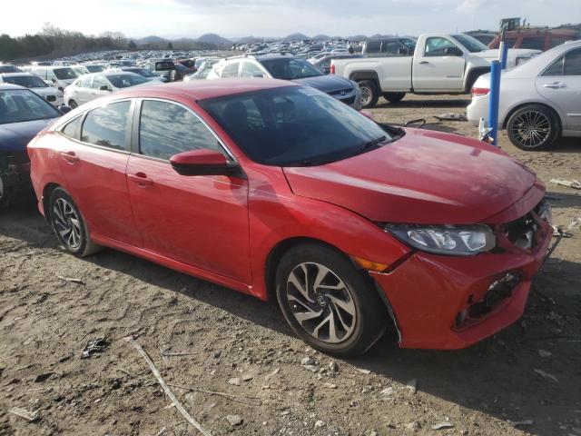 2HGFC2F58HH502876 - 2017 HONDA CIVIC LX RED photo 4