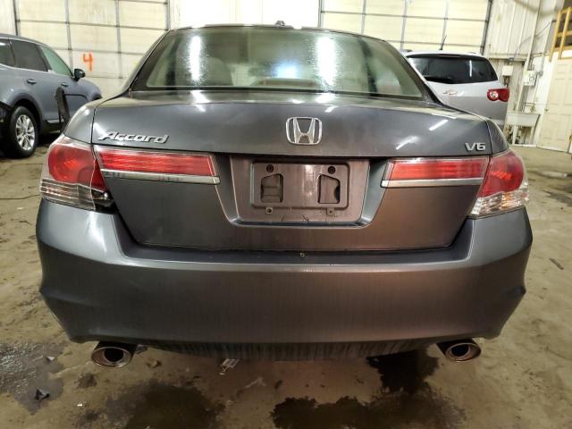 1HGCP3F84CA008285 - 2012 HONDA ACCORD EXL CHARCOAL photo 6