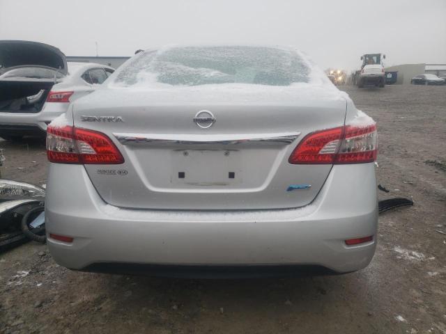 3N1AB7AP6EY261829 - 2014 NISSAN SENTRA S SILVER photo 6