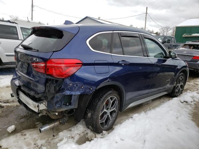 WBXHT3C37J5K27663 - 2018 BMW X1 XDRIVE28I BLUE photo 3