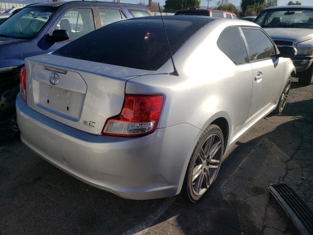 JTKJF5C71D3051688 - 2013 TOYOTA SCION TC 银色 照片 4