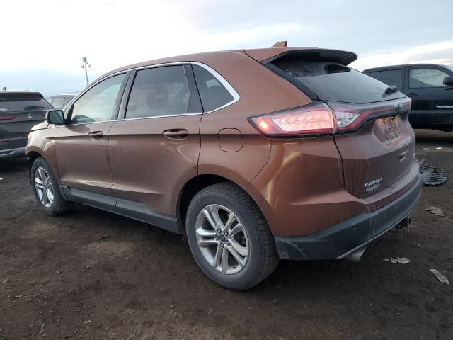 2FMPK3J96HBC12320 - 2017 FORD EDGE SEL ORANGE photo 2