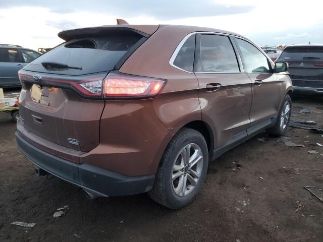 2FMPK3J96HBC12320 - 2017 FORD EDGE SEL ORANGE photo 3