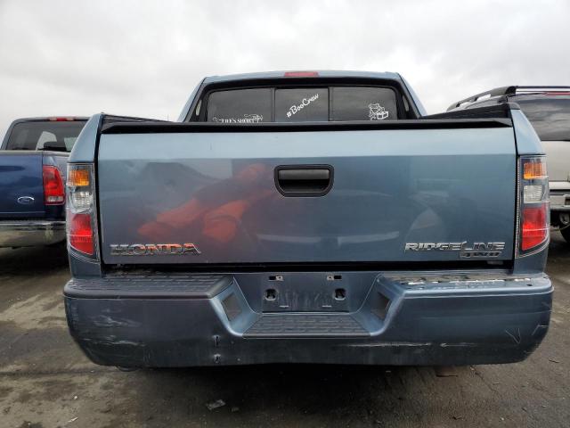 2HJYK16237H508315 - 2007 HONDA RIDGELINE RT BLUE photo 6