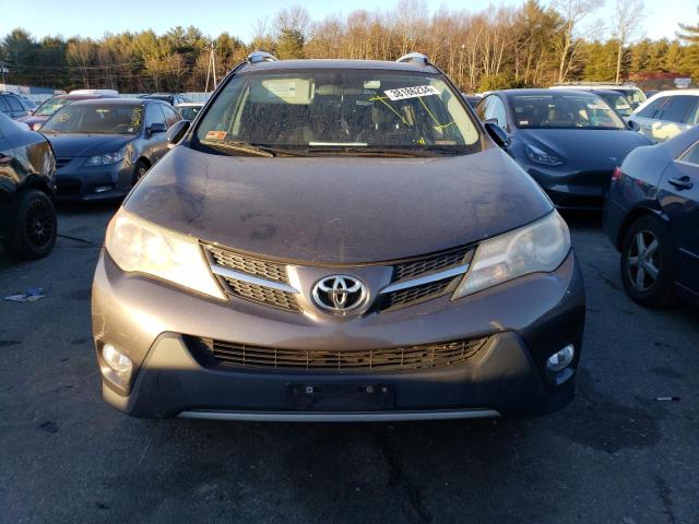 2T3RFREV5FW303746 - 2015 TOYOTA RAV4 XLE GRAY photo 5